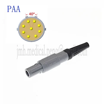 PAA 1P 40 градуса 2 ключа 2 3 4 5 6 7 8 9 10 12 14-болт двутактов самостоятелно блокиране на медицински пластмасов штекерный конектор с релеф на огъване