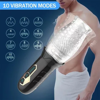 Въртящи смучене мастурбатор за мъже, истински орален симулатор за глава, масаж на пениса, мъжки мастурбатор, вибратор за главата, играчка за мъже