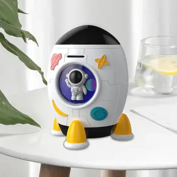 Електронна играчка-касичка за космически ракети с парола за защита на спестяванията на банкомати