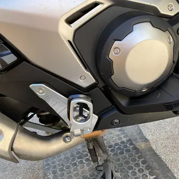 За Honda XADV X-ADV 750 2021 поставка за краката на задната педали от алуминиева сплав, сгъваеми крака, стъпала за краката на пътниците