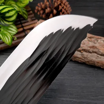 Изкован мясницкий нож за обезкостяване на костите Кухненски секира от неръждаема стомана, молотковый домакински нож за нарязване на месо, инструменти за приготвяне на храна