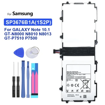 Литиево-полимерна Батерия за таблет Samsung GALAXY Note 10.1 GT-N8000 N8000 GT-N8010 GT-N8013 GT-P7510 Батерия SP3676B1A (1S2P) 7000 ма батерия
