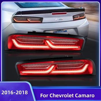 Напълно led динамичен задна светлина за Chevrolet Camaro 2016 2017 2018 указател на завоя заден ход led задни фенер в събирането на