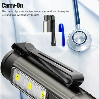Скоба за химикалки спешна медицинска помощ, лесно Преносим, удобен фенер за разглеждане на първа помощ, професионален лекар, медицинска сестра, факел за диагностика